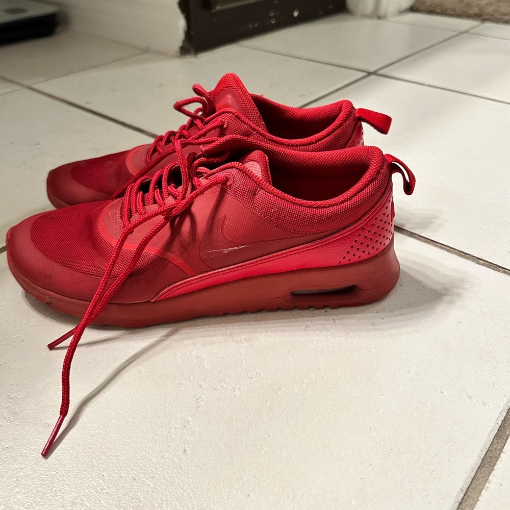 Red Nike Sneakers Size 7